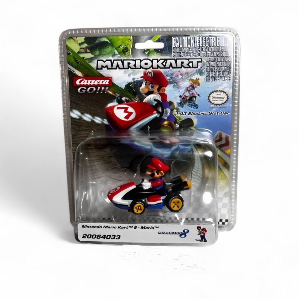 Carrera 64033 Nintendo Mario Kart 8 Mario 1/43 Slot Car NEW